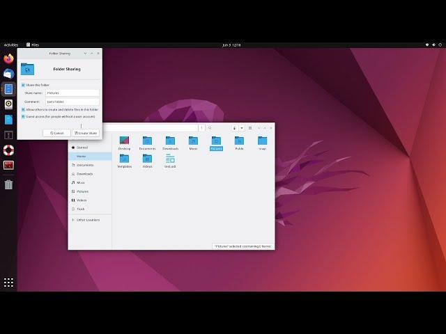 Share Ubuntu 22.04 Folder With Win11 PC On Local Network