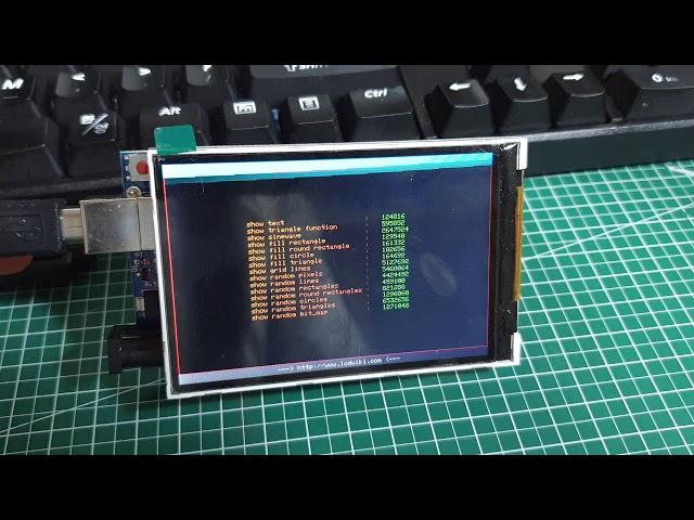 3.5” 320×480 TFT LCD Arduino Shield, 8-bit Parallel, HX8357C : SKU MAR3502