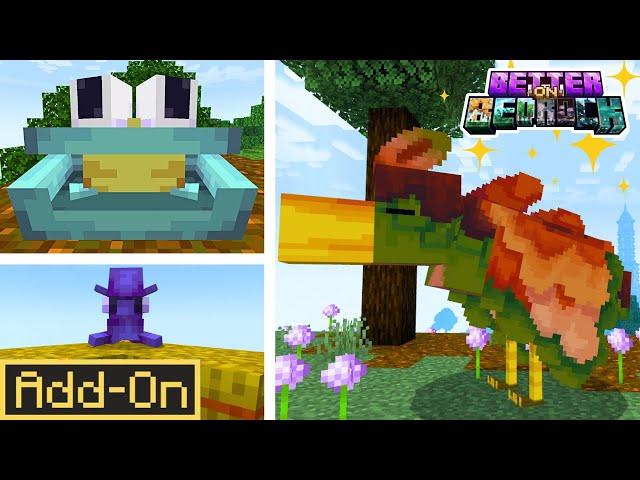 Better on Bedrock: NEW Friendly Mobs  – Minecraft Add-On Showcase