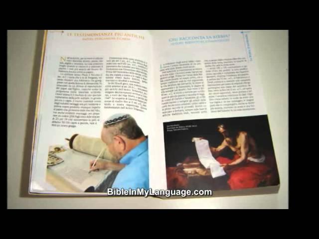 Italian Bible for Catholics with Colorful Introduction to the Bible / LA BIBBIA