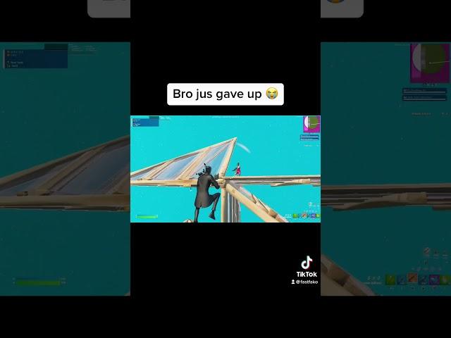 He gave up from my Fast Edits #fortnitetiktok #fortnitemontage #fortnitetags #piececontrol #trending