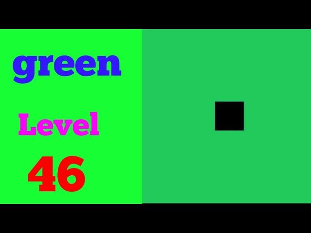 Green level 46 solution or walkthrough