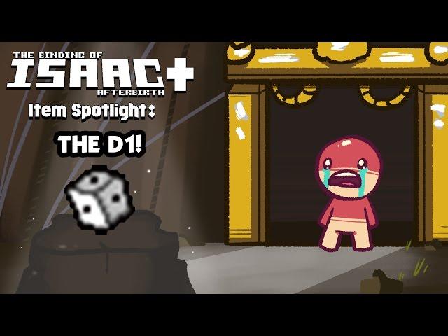  Isaac Afterbirth Plus Item Spotlight - The D1  - What does the D1 do?  How to use the D1!