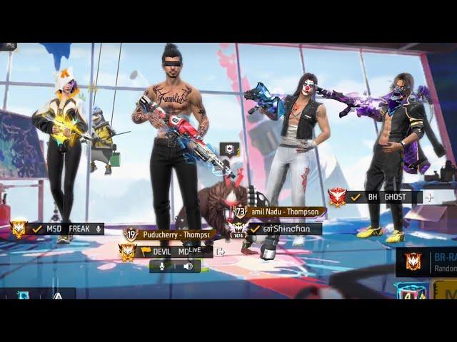 MAG 7 ku EVALO POWER HA  || GRANDMASTER LOBBY FIGHT IN FREEFIRE