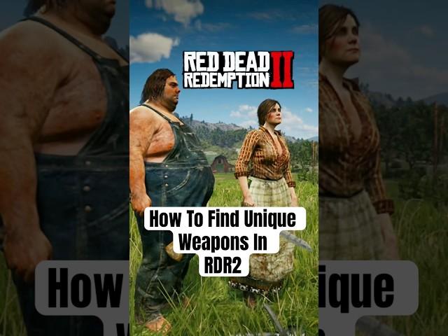 How To Find These Unique *RARE* Weapons In RDR2 #rdr2 #reddeadredemption2 #gaming #arthurmorgan