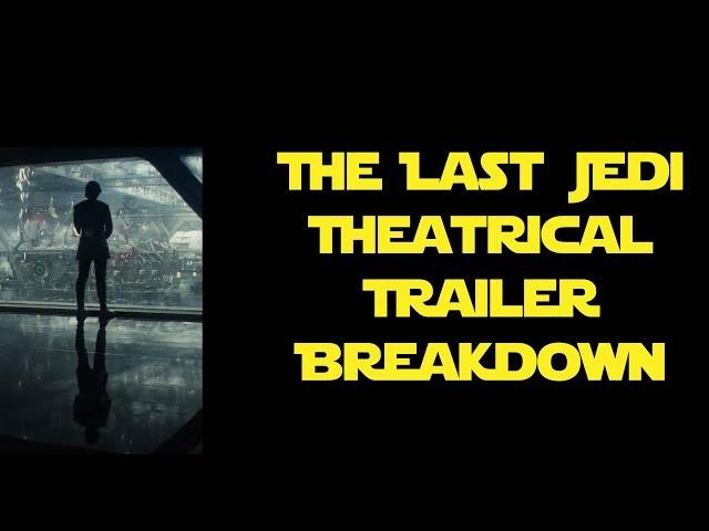 The Last Jedi Official Trailer Breakdown (Visual Podcast)