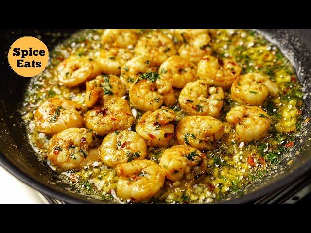 BUTTER GARLIC SHRIMP | BUTTER GARLIC PRAWNS RECIPE | SHRIMP IN BUTTER GARLIC SAUCE