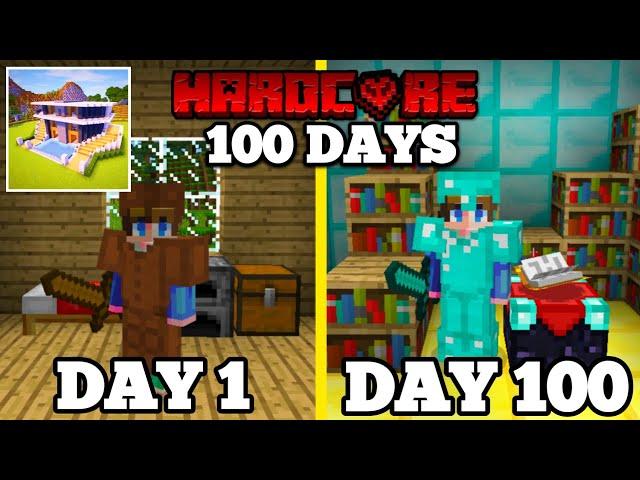 I Survived 100 DAYS in Craft World