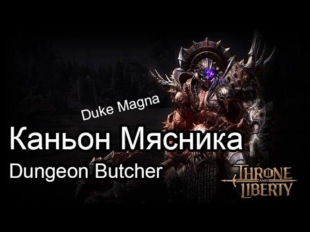 Гайд по данжу Butcher's Canyon. Подземелье Т1 50 уровня в Throne And Liberty.