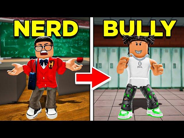 I Went From NERD to BULLY in Roblox Fight in a School