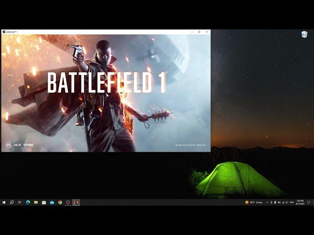 Battlefield 1 Black Screen and Not Responding on Startup Fix