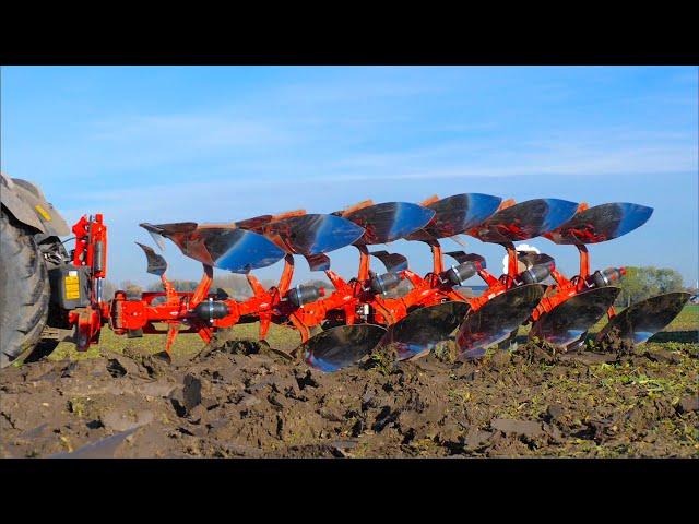 KUHN Vari-Master L Smart Plough w/ Section Control | FENDT 933 vario | Perfect ins and outs