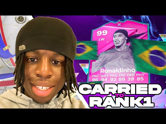 CAN 5⭐️ 5⭐️ 99 RONALDINHO SECURE ME RANK 1? FC24 ULTIMATE TEAM