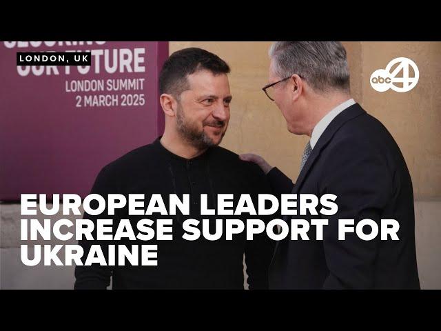 European leaders pledge support to Ukraine, Zelenskyy following explosive White House visit