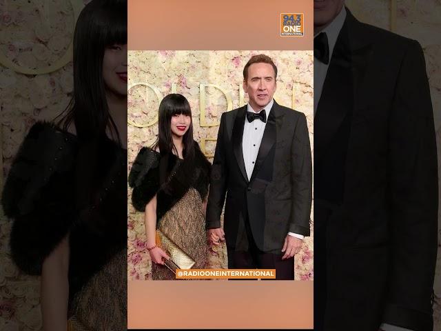 Nicolas Cage and Riko Shibata Stun with Glamour at the 2025 Golden Globes Red Carpet