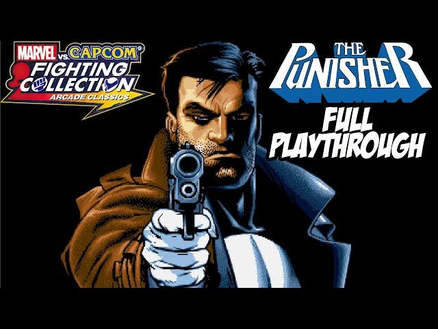 MARVEL vs CAPCOM Fighting Collection "THE PUNISHER 1993 ARCADE GAME" Full Playthrough Gameplay