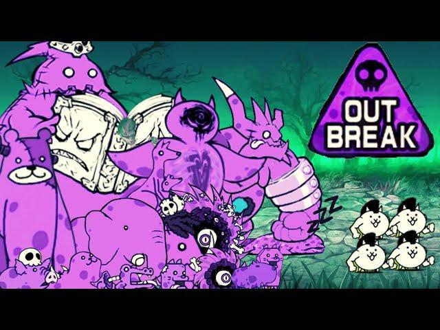 The Battle Cats - All Zombie Boss Outbreaks!!