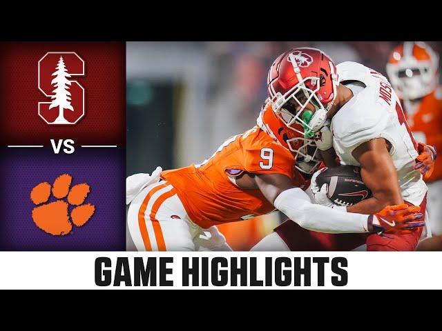 Stanford vs. Clemson Game Highlights | 2024 ACC Football