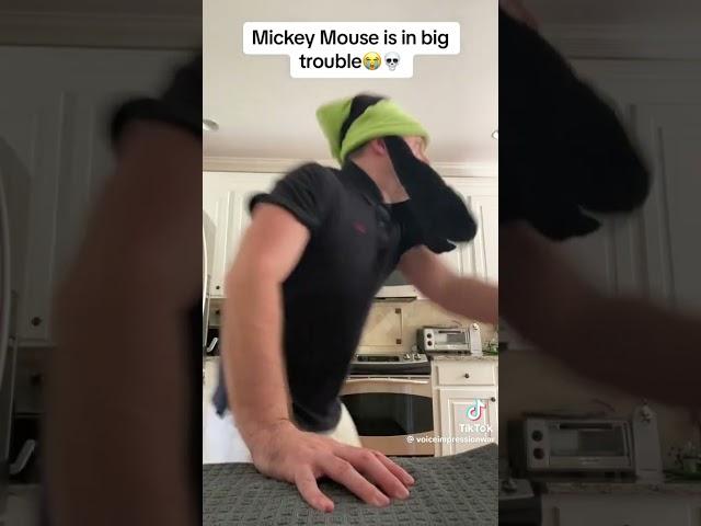 Mickey mouse is in big trouble