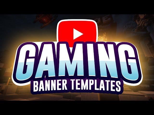 10 Gaming YouTube Banner Template (DOWNLOAD NOW) 2020