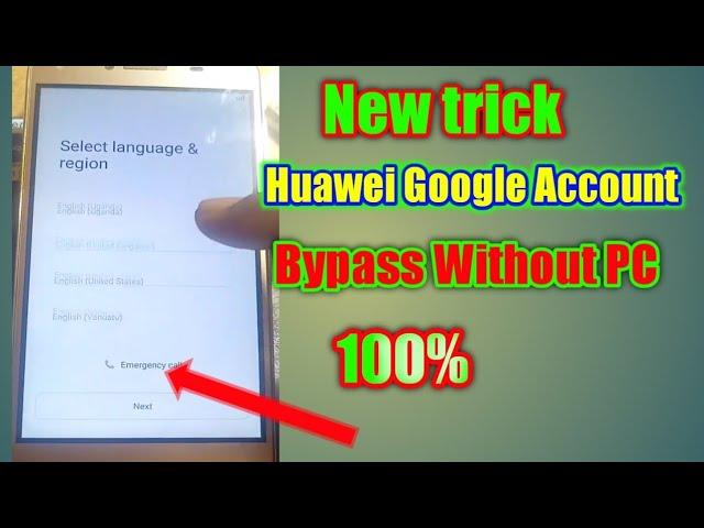 Huawei may-u29 Frp Bypass||Huawei y5 2017 Google account