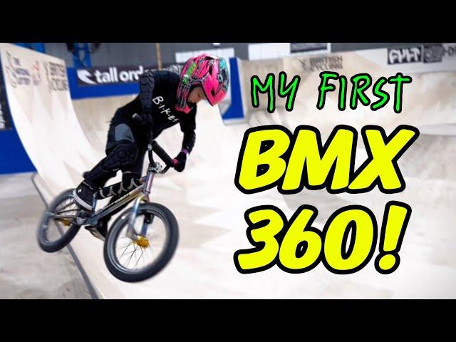 My First BMX 360 - Asylum Skatepark BACKYARD JAM!!