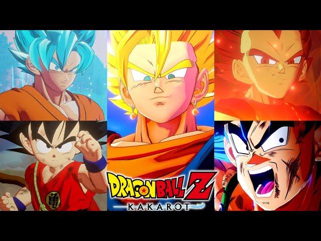 All Cinematic Cutscenes-Dragon Ball Z: Kakarot (All Videos) [Including All 6 DLC's]