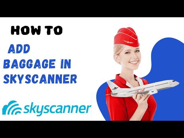 How to add baggage in Skyscanner I S M TECH