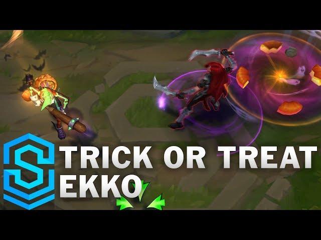 Trick or Treat Ekko Skin Spotlight - League of Legends