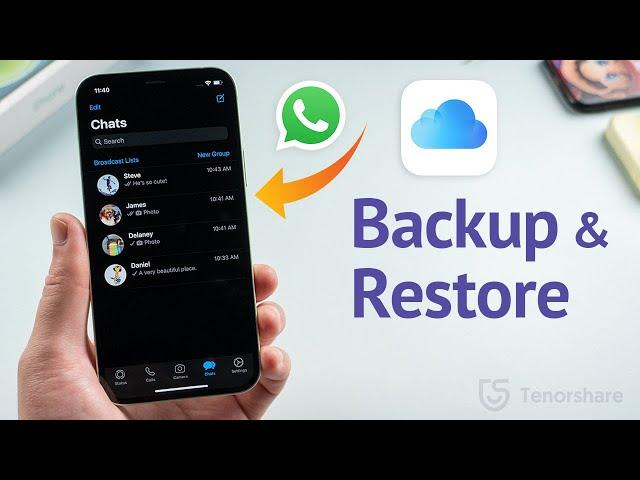 How to Backup & Restore WhatsApp Messages on iPhone (3 Ways)