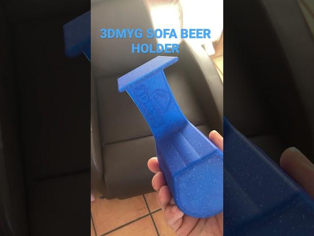 3D printed sofa beer holder / impreso en 3d soporte cerveza sillón