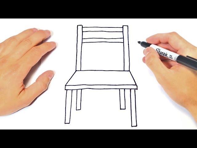 How to draw a Chair Step by Step | Easy drawings