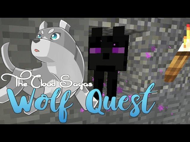 An Ender Wolf Comes in from the Rain!!  Cloud Sagas: Wolf Quest Rescue! • #13