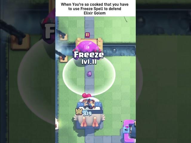 Cooked Moment - CR #shorts #clashroyale  #crshorts