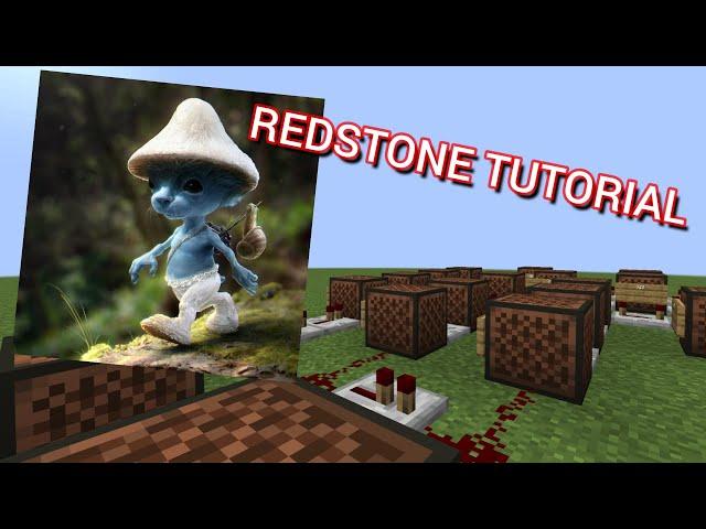 How to play Smurf Cat on Noteblocks? (Redstone Version)