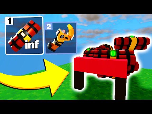 INFINITE *NEW* REMOTE EXPLOSIVES vs HACKS in Roblox Bedwars..