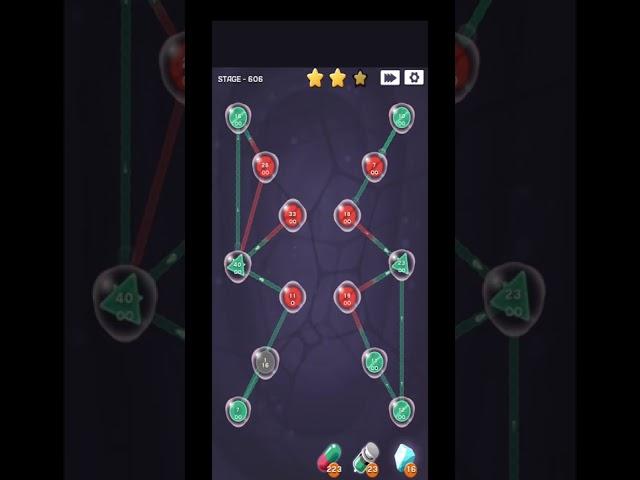 Cell Expansion Wars Level 606 Walkthrough #shorts