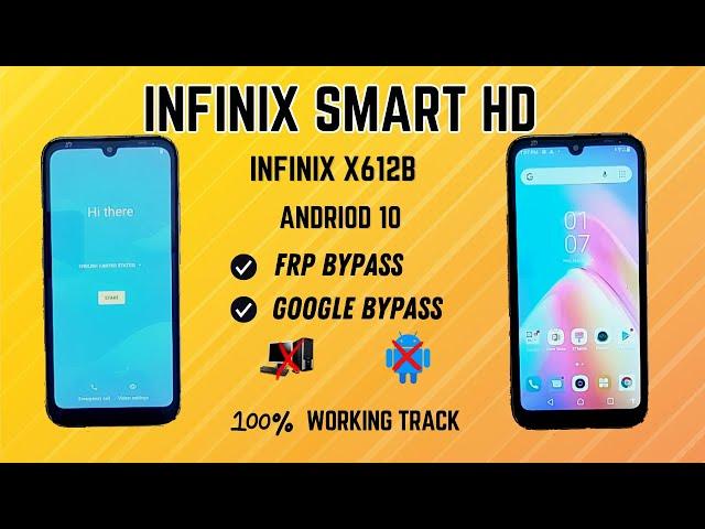 Infinix Smart Hd 2021 frp bypass Without PC || Infinix X612B Google Account Remove