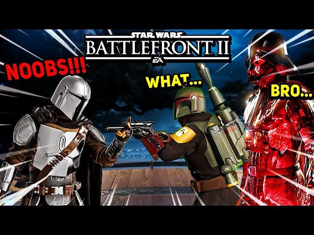 Star Wars Battlefront 2 SALTY MATCHES IN Heroes Vs Villains! - (Battlefront 2)