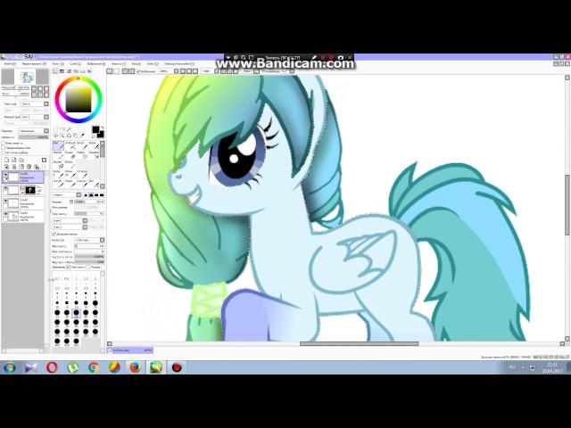 КАК ОБРАБОТАТЬ ПОНИ В Paint Tool Sai | Pony Creator | 1 ЧАСТЬ