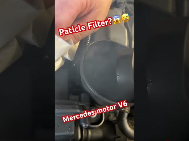 Mercedes e350cdi v6 oilleaks, w202 particlefilter or what?️‍🩹 #automobile #gla #mercedesbenzamg