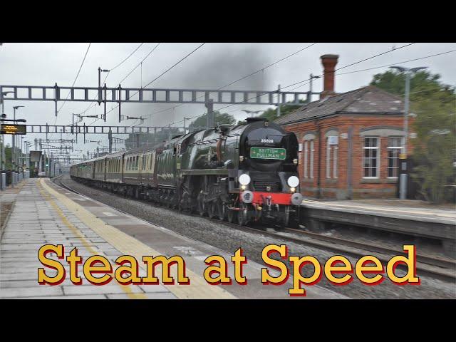 Steam Trains at Speed On The Mainline - Volume 1