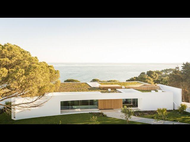 Modern Ocean View House With A Lap Pool