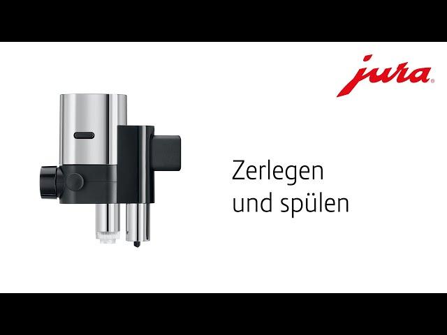 JURA Feinschaumdüse G2 - Zerlegen und spülen