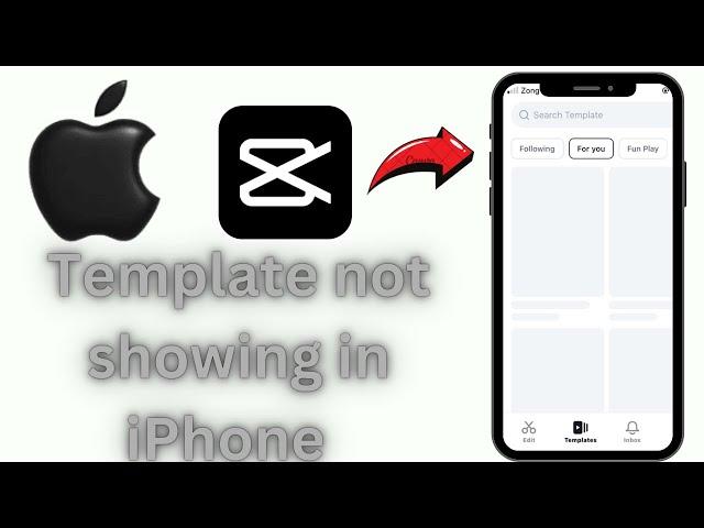 How to fix capcut Templates not showing in iPhone problem( 2024)