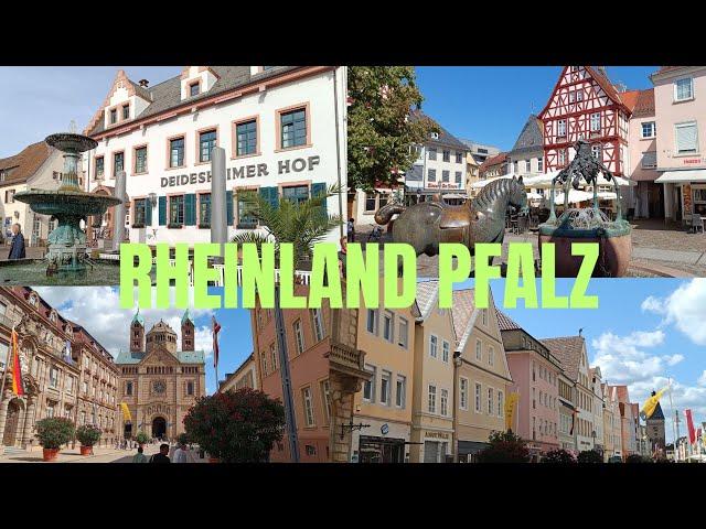 Rheinland Pfalz - Urlaub in Deutschland 2024 Teil 14 - Speyer - Deidesheim Weinstraße - Alzey Tipps