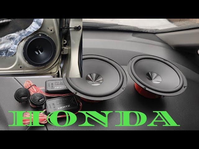 Установка компонентой акустики Hertz DSK 165.3 Honda Civic 8