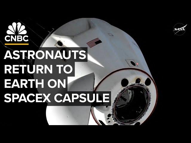 Watch astronauts return to Earth on SpaceX capsule after months on the ISS — 3/18/2025