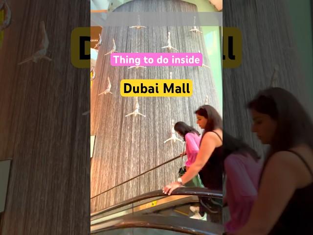 Things to do inside the Dubai Mall, Dubai, UAE. #shorts #dubaimall @Sky.Travel  #dubaitravelguide