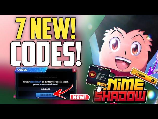 *UPDATECODES!* ANIME SHADOW ROBLOX! CODES NOVEMBER IN 2024 - ANIME SHADOW CODES - CODES AS